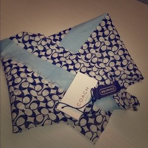 Coach Signature Silk Scarf